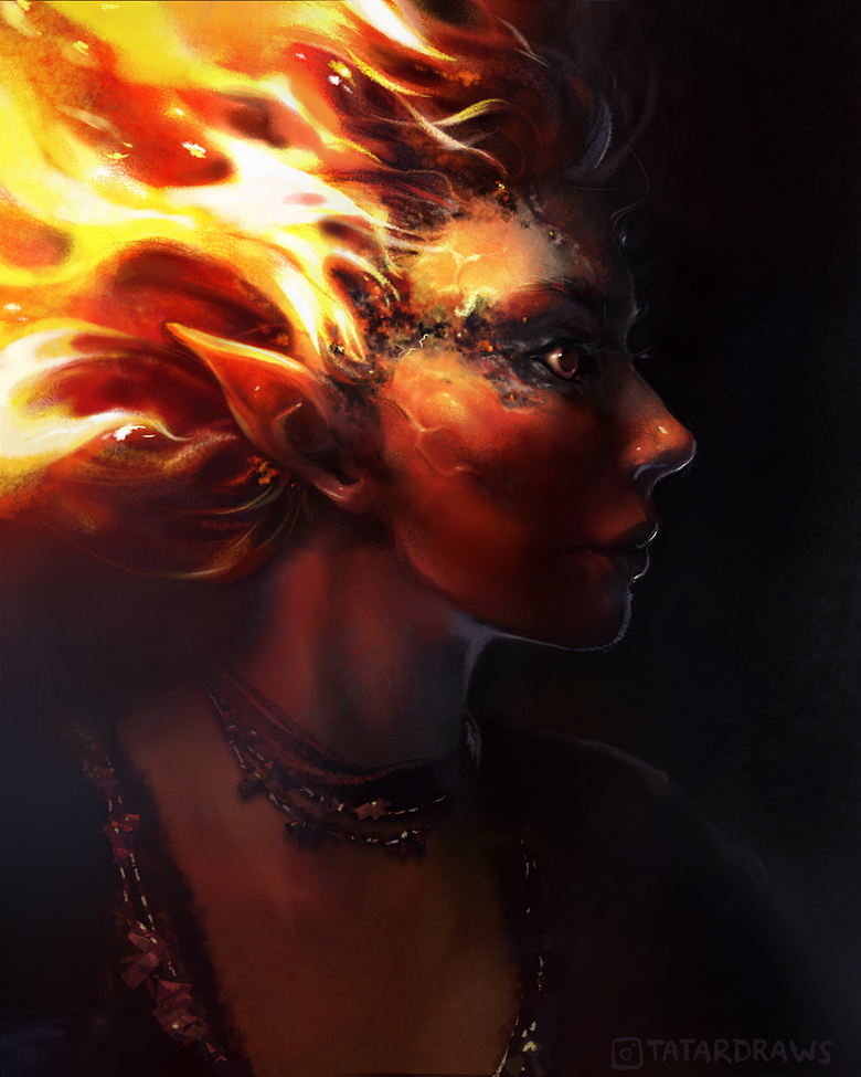 Character concept, Fire mage